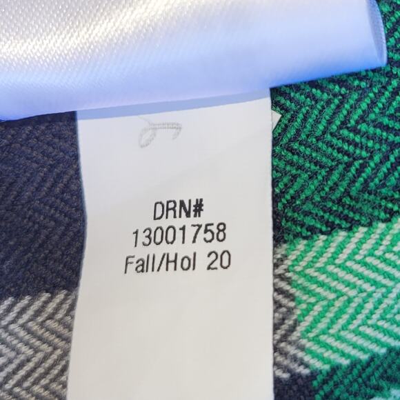 NWT Eddie Bauer Plaid Flannel Shirt Classic Fit Blue Multi Men Size XXL Casual - Picture 8 of 10